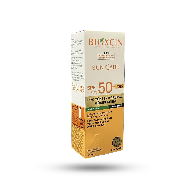 کرم ضد آفتاب بیوکسین SPF+50 مخصوص پوست مختلط و چرب 50 میل