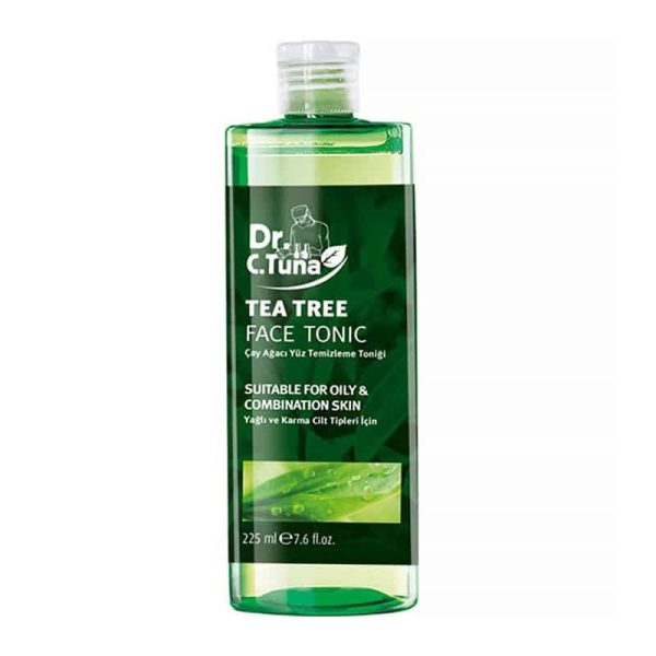 تونر پاک کننده صورت درخت چای فارماسی Dr.C.Tuna مناسب پوست چرب و مختلط 225 میل - تصویر 1