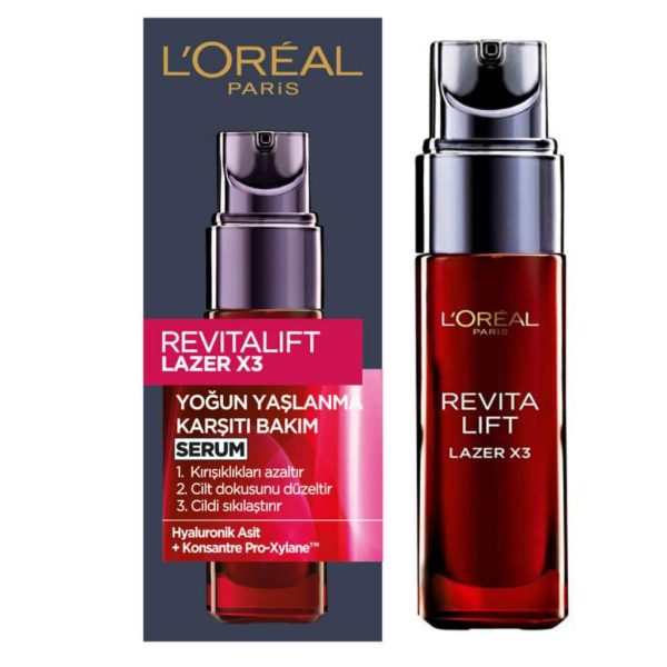 سرم ضد چروک و ضد پیری لورآل مدل REVITALIFT LAZER X3 حجم 30 میل - تصویر 1
