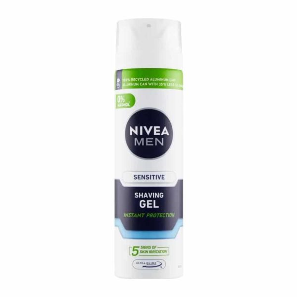 ژل اصلاح نیوآ مدل Sensitive مناسب پوست حساس 200 میل - تصویر 1