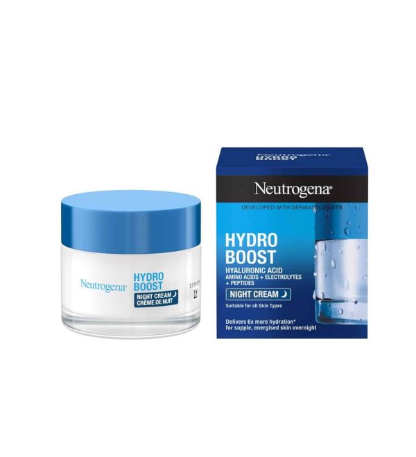 کرم شب آبرسان و رفع خستگی پوست نوتروژینا مدل Hydro Boost حجم 50 میل - تصویر 1